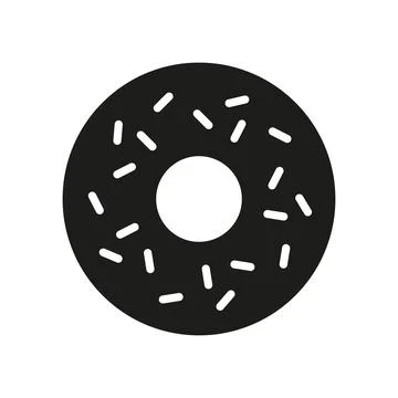 Doughnut icon vector design templates simple and modern Stock Illustration