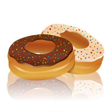 Doughnut Stock Illustration