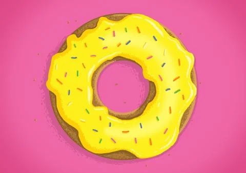 Doughnut Stock Illustration