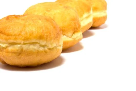 Doughnut isolated on white Stock Photos
