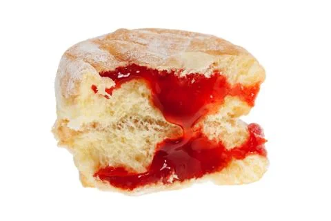 Doughnut with jam Foto stock