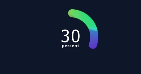 Doughnut Pie chart 2D animation. Statistics, increase, growth, rise. Business Stock Footage 166535436