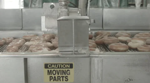Doughnuts Being Glazed Stock Footage 37210166