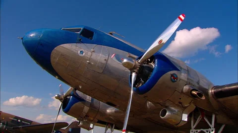Douglas DC-3 Static CU 動画素材 45623698