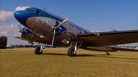 Douglas DC-3 Static 動画素材 45623675