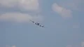 Douglas DC-6b airshow flight demonstration in blue sky with clouds 4k or 4k+ Resolution