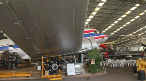 Douglas DC3 Exterior From Wing 스톡 동영상 61963112