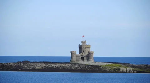 Douglas, Isle of Man Flag Stock Footage 42787067