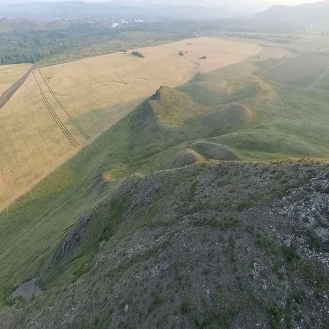 Dounhill to the valley. Stock Footage 69497135