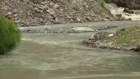 Dountain River Water flows Stock Footage 247640846