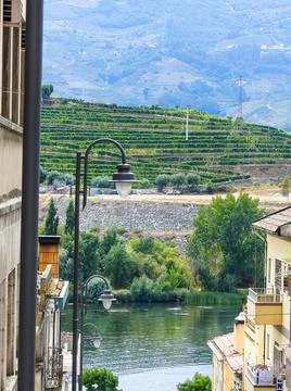 Douro River landscape Stock Photos