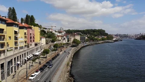 Douro River at Porto Stock Footage 107096143