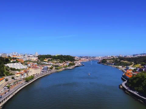 Douro river in porto Stock Photos