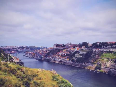 Douro river in porto Stock Photos