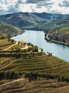Douro river valley Stock Photos