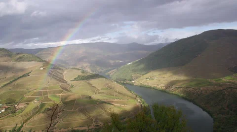 Douro Valley in Portugal Video stock 34336557