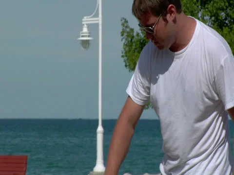 Dousing flames grilling Видео 23848092