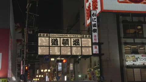 Doutonbori street Stock Footage 231440191
