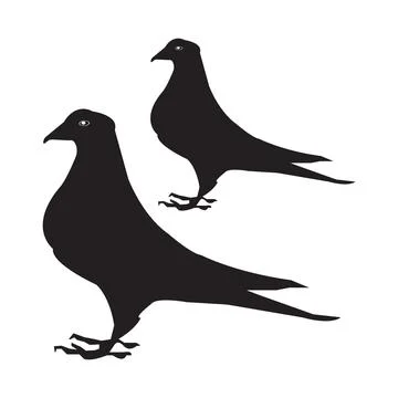 Dove icon 库存插图
