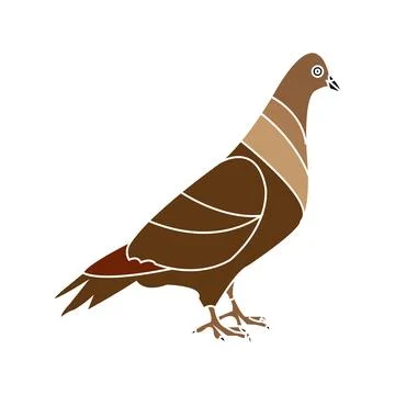 Dove icon Stock Illustration