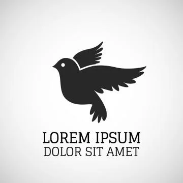 Dove icon vector Иллюстрация