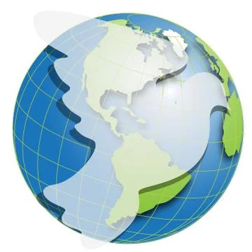 Dove on land Stock Illustration