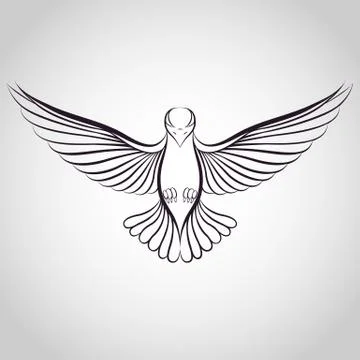 Dove logo Stock Illustration