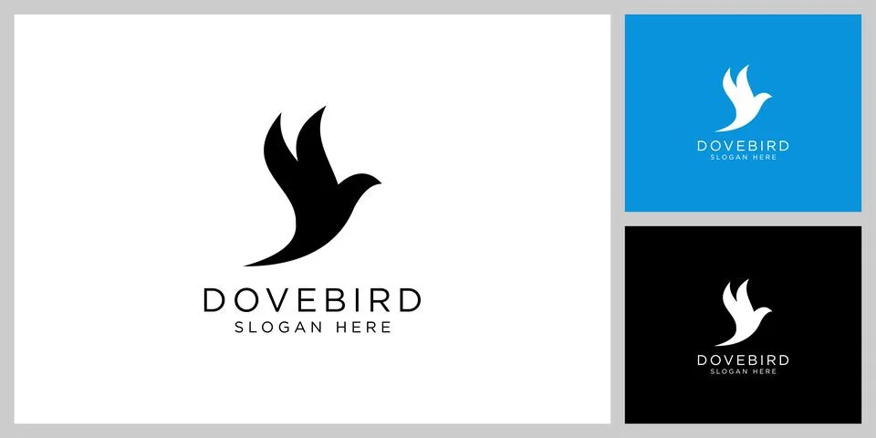 Dove logo vector design template Stock Illustration
