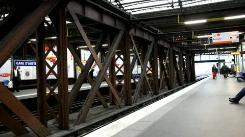 Dove on the platform Stock Footage 10883239