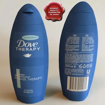 Dove shampoo 3D Model