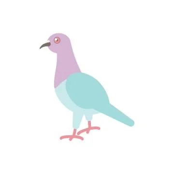 DOVE IS WITH SIDE Stock Illustration