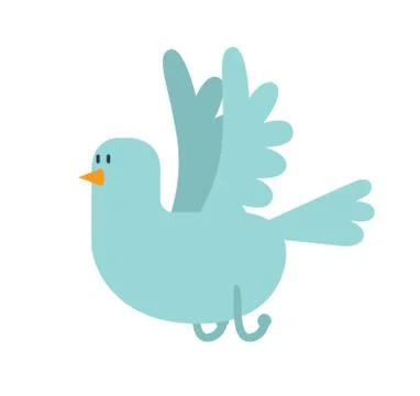 Dove vector icon illustration Stock Illustration