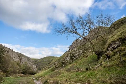 Dovedale in autumn Stock Photos