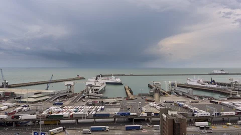 Dover Port Stock Footage 105657423
