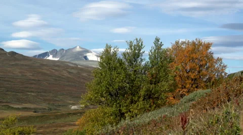 Dovrefjell autumn Stock Footage 30370967