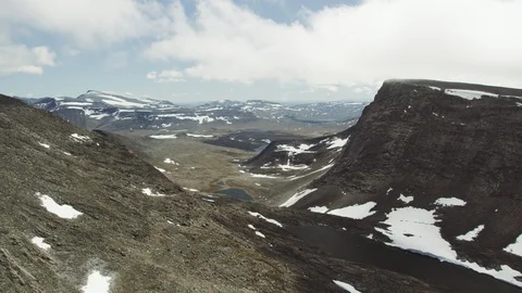 The Dovrefjell mountain area Vídeo Stock 95667296