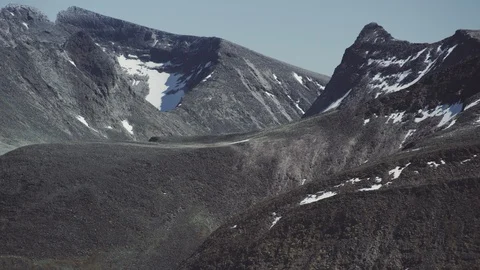 The Dovrefjell mountain area Vídeo Stock 95668953