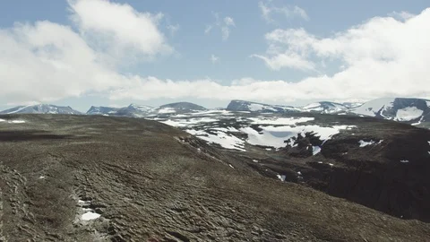 The Dovrefjell mountain area Vídeo Stock 95672350