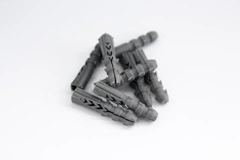 Dowels on a white background Stock Photos