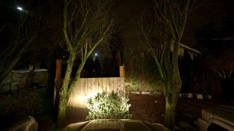 Down 50th to 40th and Division with HOOD Portland Oregon Night Time Lapse Stock Footage 81648846