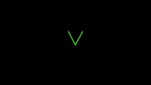 Down arrow with alpha icon animated video Stock Footage 291690887