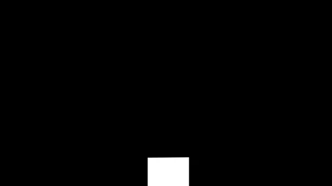 Down arrow animation showing downward movement on a black background. With posit Stock Footage 318462458
