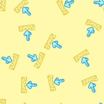 Down arrow data loading vector seamless pattern Stock Illustration