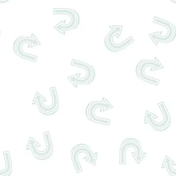 Down arrow glyph seamless pattern Stock Illustration