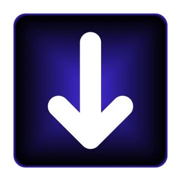 Down arrow icon Stock Illustration