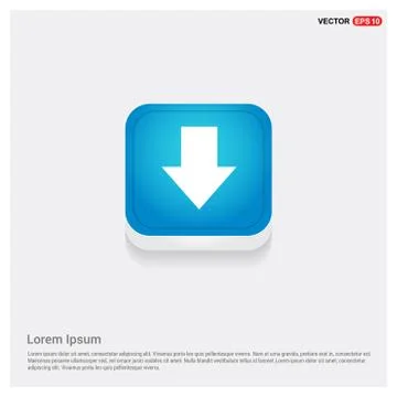 Down Arrow Icon Illustrazione stock