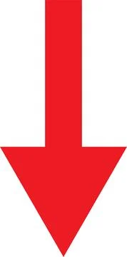 Down arrow symbol icon. Stock Illustration