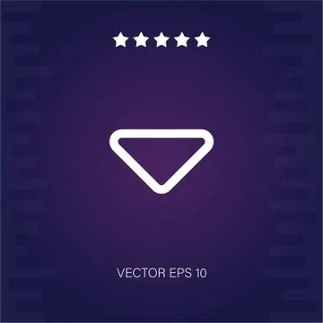 Down-arrow vector icon Stock Illustration