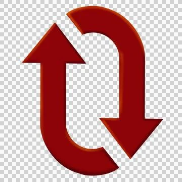 Up down arrows  icon. Transfer arrows icon. Stock-Illustration