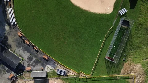 Down on the ballfield Stock Footage 278282757